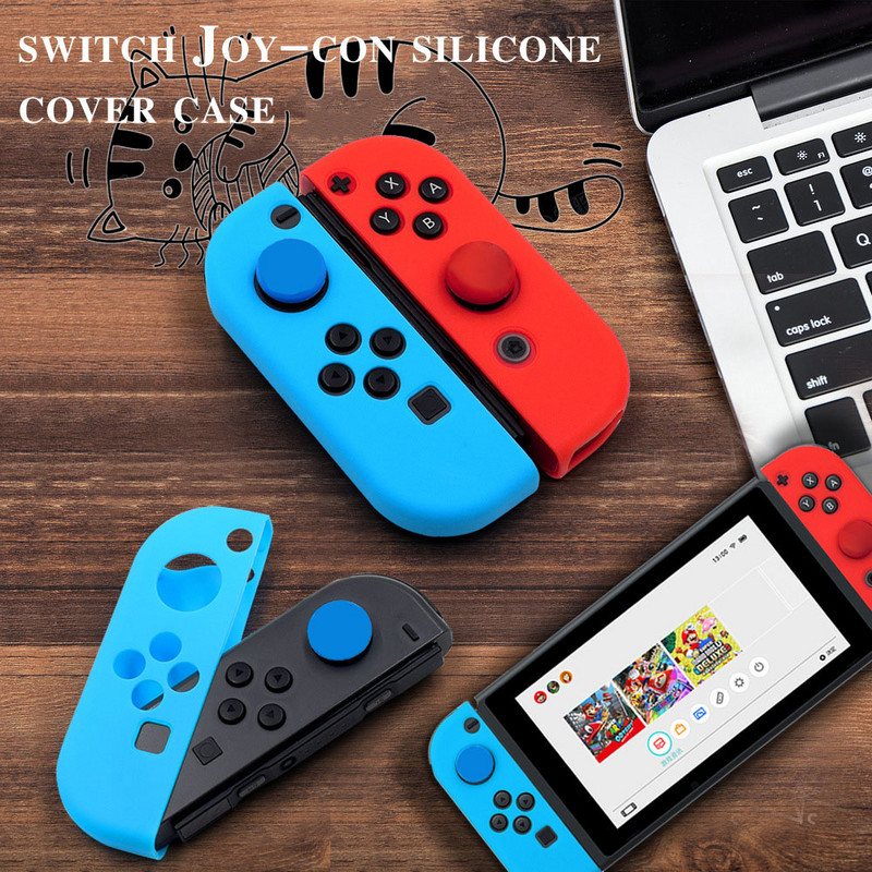 Za Switch Joycon Handle Silikonska torbica za Switch Silikonski set za Switch Case za Nintendo Switch konzolu Zamjena školjke