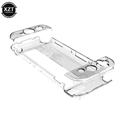 Clear Case Crystal Protect Shell for Nintendo Switch OLED Διαφανές κάλυμμα σκληρής θήκης με δυνατότητα σύνδεσης για αξεσουάρ κονσόλας Switch OLED