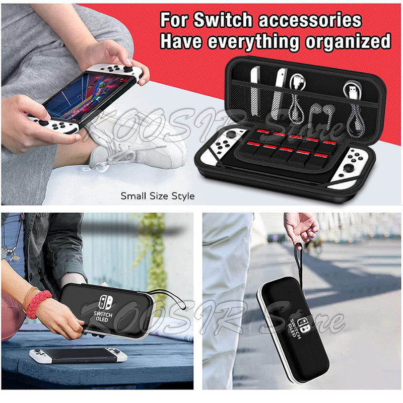 Za nintendo switch oled prijenosna ručna torbica torba za pohranu NINTEND SWITCH konzola EVA navlake za NIntendo Switch dodaci