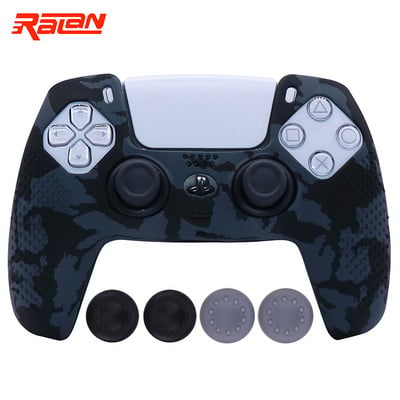 Husă de protecție din silicon moale anti-alunecare pentru Playstation 5 Controller PS5 Husă de piele pentru gamepad Husă carcasă Joystick pentru PS5
