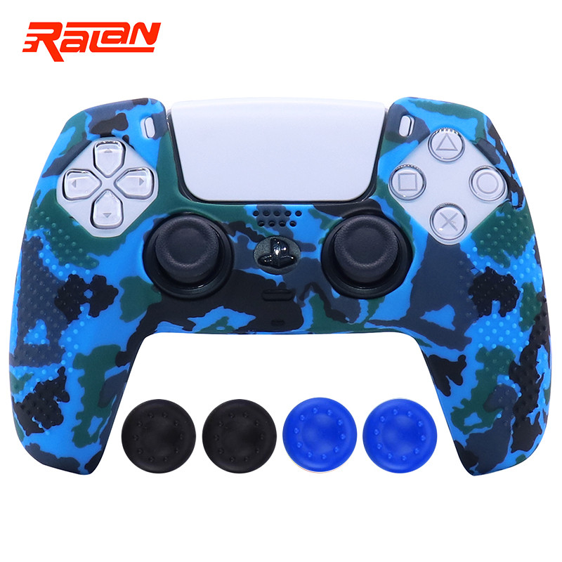 Husă de protecție din silicon moale anti-alunecare pentru Playstation 5 Controller PS5 Husă de piele pentru gamepad Husă carcasă Joystick pentru PS5