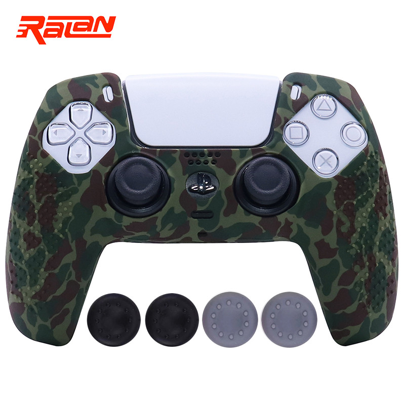 Husă de protecție din silicon moale anti-alunecare pentru Playstation 5 Controller PS5 Husă de piele pentru gamepad Husă carcasă Joystick pentru PS5