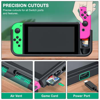 Προστατευτικό κάλυμμα για θήκη Nintendo Switch Shell Console Αντιπτωτική Προστατευτική θήκη με 7 θέσεις αποθήκευσης καρτών παιχνιδιού