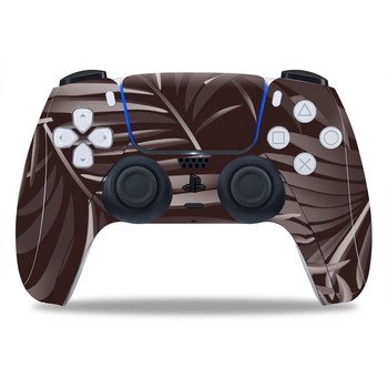 За PS5/Playstation 5 Controller Skin Beautiful Plant PVC Skin Vinyl Sticker Decal Cover Прахоустойчив защитен стикер 1 БР.