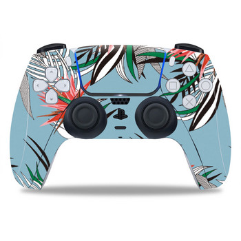 За PS5/Playstation 5 Controller Skin Beautiful Plant PVC Skin Vinyl Sticker Decal Cover Прахоустойчив защитен стикер 1 БР.