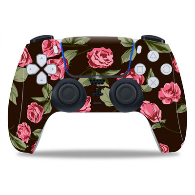 Za PS5/Playstation 5 Controller Skin Beautiful Plant PVC Skin Vinyl Sticker Decal Cover Zaštitna naljepnica otporna na prašinu 1 KOM.