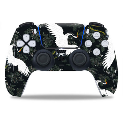Za PS5/Playstation 5 Controller Skin Beautiful Plant PVC Skin Vinyl Sticker Decal Cover Zaštitna naljepnica otporna na prašinu 1 KOM.