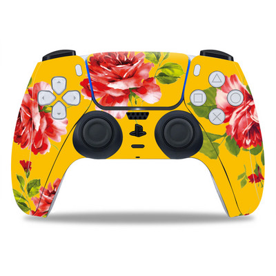 Za PS5/Playstation 5 Controller Skin Beautiful Plant PVC Skin Vinyl Sticker Decal Cover Zaštitna naljepnica otporna na prašinu 1 KOM.