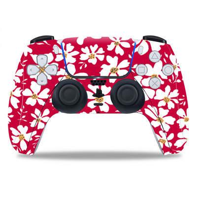 Za PS5/Playstation 5 Controller Skin Beautiful Plant PVC Skin Vinyl Sticker Decal Cover Zaštitna naljepnica otporna na prašinu 1 KOM.