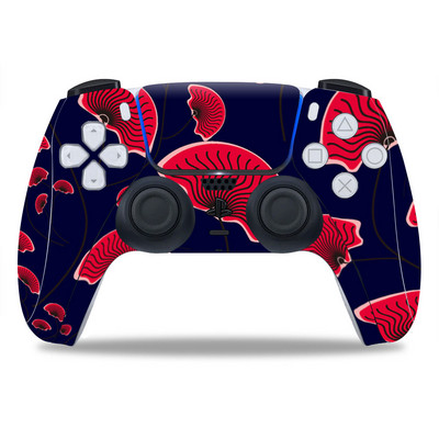Za PS5/Playstation 5 Controller Skin Beautiful Plant PVC Skin Vinyl Sticker Decal Cover Zaštitna naljepnica otporna na prašinu 1 KOM.