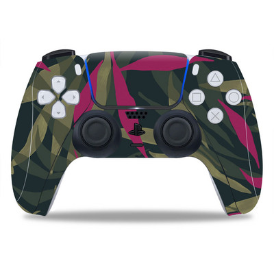 Za PS5/Playstation 5 Controller Skin Beautiful Plant PVC Skin Vinyl Sticker Decal Cover Zaštitna naljepnica otporna na prašinu 1 KOM.