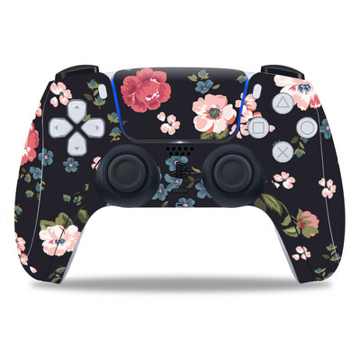 Za PS5/Playstation 5 Controller Skin Beautiful Plant PVC Skin Vinyl Sticker Decal Cover Zaštitna naljepnica otporna na prašinu 1 KOM.