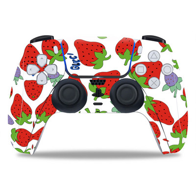 Za PS5/Playstation 5 Controller Skin Beautiful Plant PVC Skin Vinyl Sticker Decal Cover Zaštitna naljepnica otporna na prašinu 1 KOM.