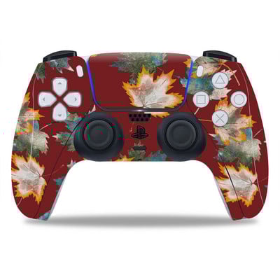 Za PS5/Playstation 5 Controller Skin Beautiful Plant PVC Skin Vinyl Sticker Decal Cover Zaštitna naljepnica otporna na prašinu 1 KOM.