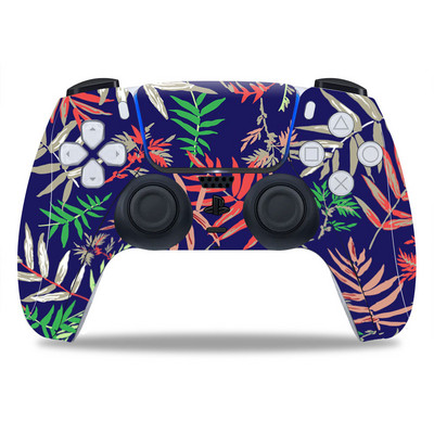 Za PS5/Playstation 5 Controller Skin Beautiful Plant PVC Skin Vinyl Sticker Decal Cover Zaštitna naljepnica otporna na prašinu 1 KOM.
