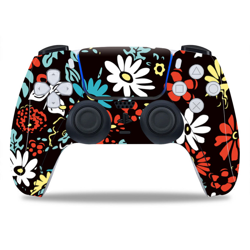 Za PS5/Playstation 5 Controller Skin Beautiful Plant PVC Skin Vinyl Sticker Decal Cover Zaštitna naljepnica otporna na prašinu 1 KOM.