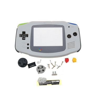 Νέα πρωτότυπα σετ κελύφους κελύφους για θήκη GBA Shell με κουμπιά Φακός οθόνης εντελώς για κονσόλα παιχνιδιών GameBoy Advance