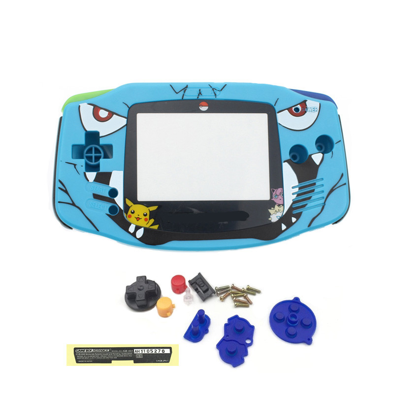 Novo originalno kućište Shell setovi za GBA Shell Case s gumbima Leća zaslona u potpunosti za GameBoy Advance igraću konzolu