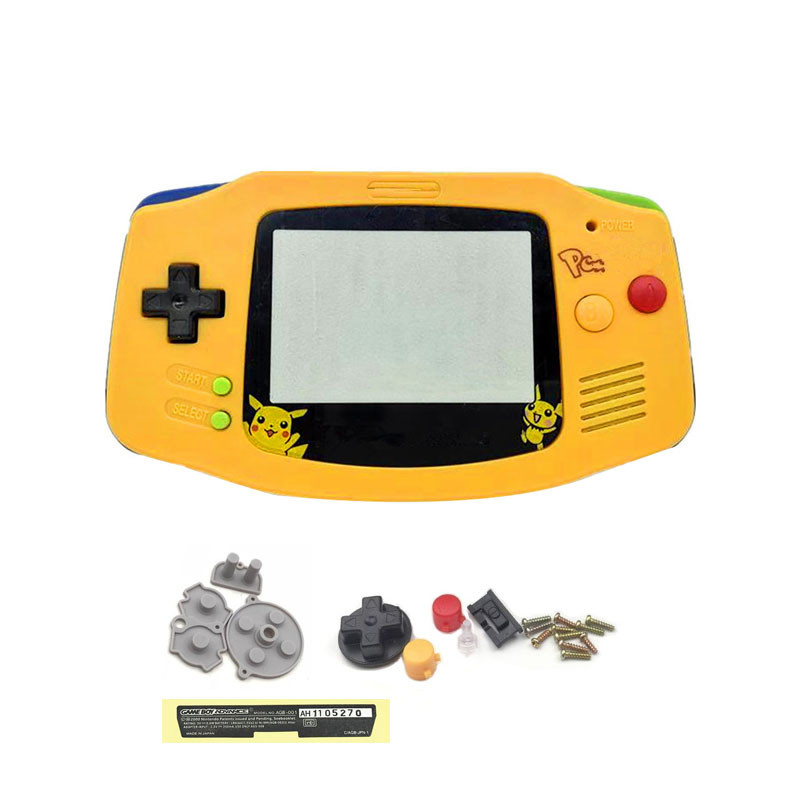 Novo originalno kućište Shell setovi za GBA Shell Case s gumbima Leća zaslona u potpunosti za GameBoy Advance igraću konzolu