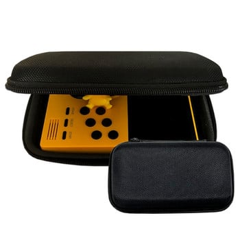 Ретро чанта за защита на игровата конзола Прахоустойчива ръчна чанта за съхранение Калъф за носене Кутия за RG351v Четец на карти за хост игри Закалено фолио Ac