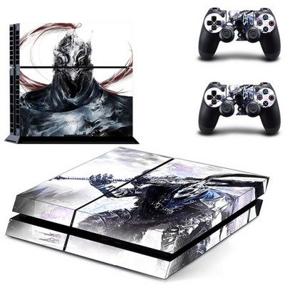 Igra Dark Souls PS4 naljepnica normalne kože za DualShock PlayStation 4 konzolu i 2 kontrolera PS4 naljepnica debele kože vinil