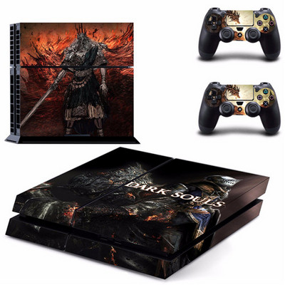 Igra Dark Souls PS4 naljepnica normalne kože za DualShock PlayStation 4 konzolu i 2 kontrolera PS4 naljepnica debele kože vinil