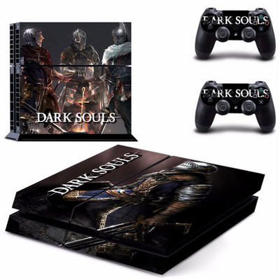 Igra Dark Souls PS4 naljepnica normalne kože za DualShock PlayStation 4 konzolu i 2 kontrolera PS4 naljepnica debele kože vinil