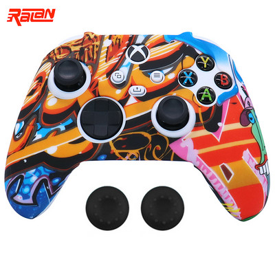 Noi carcase de protectie moale din silicon pentru gamepad pentru controler Xbox Series S/X Maner joc Joystick Carcasa cu capace de prindere Stick