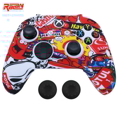 Noi carcase de protectie moale din silicon pentru gamepad pentru controler Xbox Series S/X Maner joc Joystick Carcasa cu capace de prindere Stick
