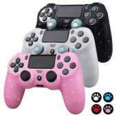 Huse de protecție din silicon moale și strălucitoare Sangle pentru controler de joc PS4 Skin Gamepad Joystick Husă pentru carcasa PLAYSTATION4