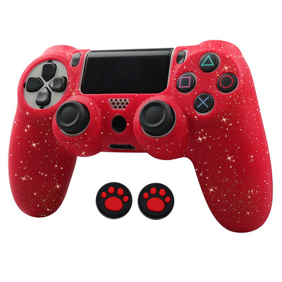 Huse de protecție din silicon moale și strălucitoare Sangle pentru controler de joc PS4 Skin Gamepad Joystick Husă pentru carcasa PLAYSTATION4