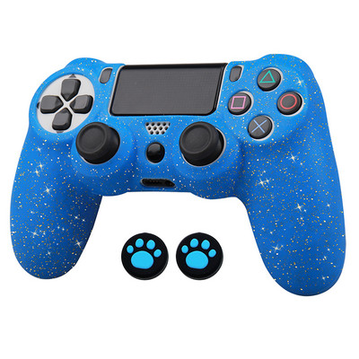 Huse de protecție din silicon moale și strălucitoare Sangle pentru controler de joc PS4 Skin Gamepad Joystick Husă pentru carcasa PLAYSTATION4