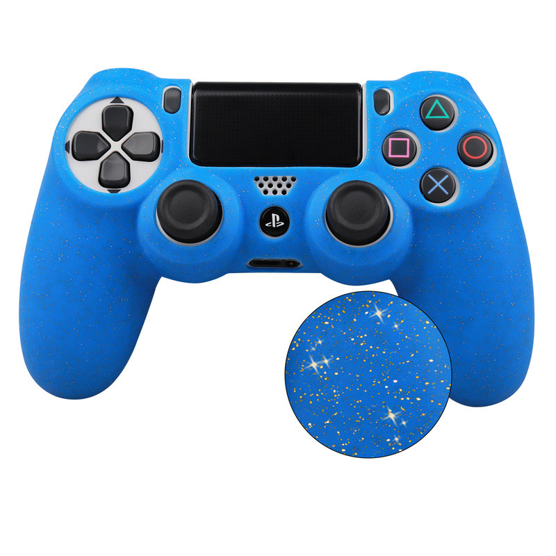 Huse de protecție din silicon moale și strălucitoare Sangle pentru controler de joc PS4 Skin Gamepad Joystick Husă pentru carcasa PLAYSTATION4