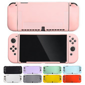 Razdvojena ružičasta šarena torbica za Nintendo Switch Oled konzolu NS Joy Con Controller Shell Mekana silikonska zaštitna navlaka Dodaci