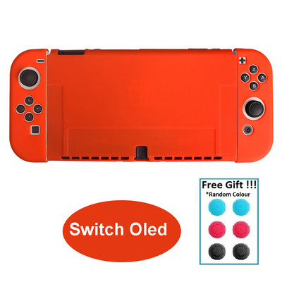 Razdvojena ružičasta šarena torbica za Nintendo Switch Oled konzolu NS Joy Con Controller Shell Mekana silikonska zaštitna navlaka Dodaci