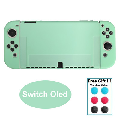 Razdvojena ružičasta šarena torbica za Nintendo Switch Oled konzolu NS Joy Con Controller Shell Mekana silikonska zaštitna navlaka Dodaci