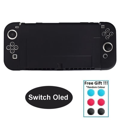Razdvojena ružičasta šarena torbica za Nintendo Switch Oled konzolu NS Joy Con Controller Shell Mekana silikonska zaštitna navlaka Dodaci