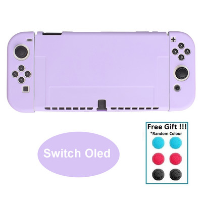 Razdvojena ružičasta šarena torbica za Nintendo Switch Oled konzolu NS Joy Con Controller Shell Mekana silikonska zaštitna navlaka Dodaci