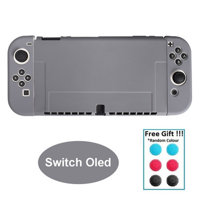 Razdvojena ružičasta šarena torbica za Nintendo Switch Oled konzolu NS Joy Con Controller Shell Mekana silikonska zaštitna navlaka Dodaci
