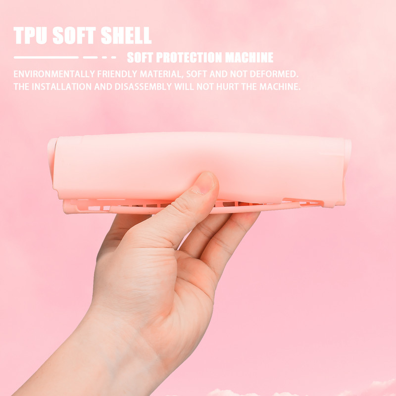 Razdvojena ružičasta šarena torbica za Nintendo Switch Oled konzolu NS Joy Con Controller Shell Mekana silikonska zaštitna navlaka Dodaci