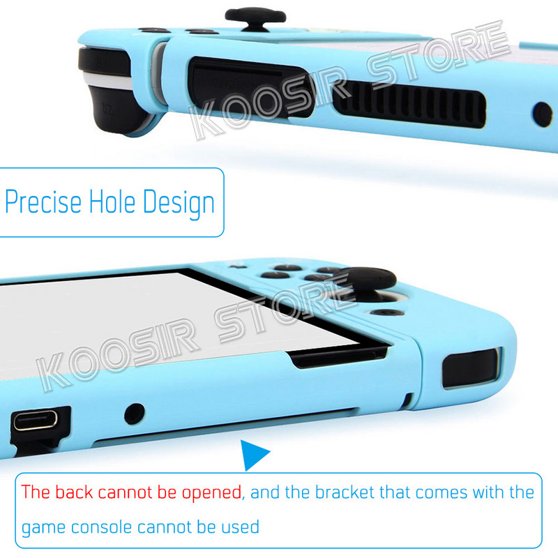 Nintend Switch OLED Anti-alunecare Cute Pop Cartoon Anime Husă moale SWITCHOLED Kawaii Skin Carcasă de protecție + 4 Huse din silicon Joycon