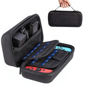 Pārnēsājams NS pārnēsāšanas futrālis Saderīgs Nintendo Switch OLED uzglabāšanas somas kastes cietais apvalks Joycon spēļu kasetņu piederumiem