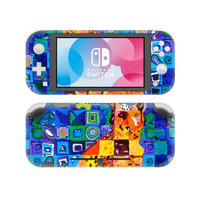 Új bőrmatrica matrica Nintendo Switch Lite konzolhoz és vezérlővédő Joy-con Nintend Switch Lite NSL bőrmatricához