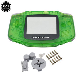 Πολύχρωμο κέλυφος για το Nintendo Gameboy GBA Shell σκληρή θήκη με αντικατάσταση φακού οθόνης για το περίβλημα της κονσόλας Gameboy Advance