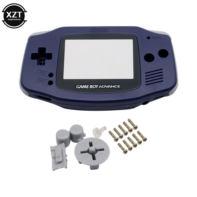 Carcasă colorată pentru carcasă rigidă pentru Nintendo Gameboy GBA, cu înlocuire a lentilelor de ecran pentru carcasa consolei Gameboy Advance