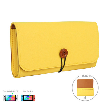 Cartelă de joc portabilă Geanta de depozitare pentru gazdă Husă de protecție de călătorie Husă de transport Husă de protecție pentru Nintendo Switch OLED NS