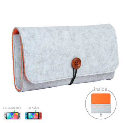 Cartelă de joc portabilă Geanta de depozitare pentru gazdă Husă de protecție de călătorie Husă de transport Husă de protecție pentru Nintendo Switch OLED NS