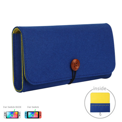 Cartelă de joc portabilă Geanta de depozitare pentru gazdă Husă de protecție de călătorie Husă de transport Husă de protecție pentru Nintendo Switch OLED NS