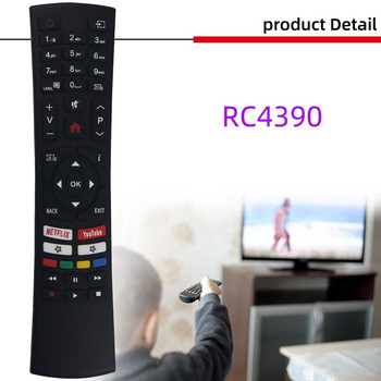 Τηλεχειριστήριο RC4390P RC4390 Αντικατάσταση για Hyundai Smart LCD τηλεόραση LED Νέο
