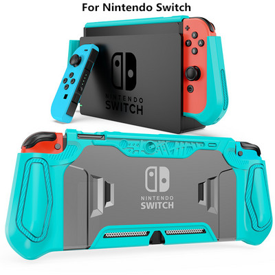 Za Nintendo Switch Case TPU Grip Zaštitna školjka Oklop otporan na udarce Stražnji poklopac za Nintendo Switch Oled kućište poklopac otporan na prašinu